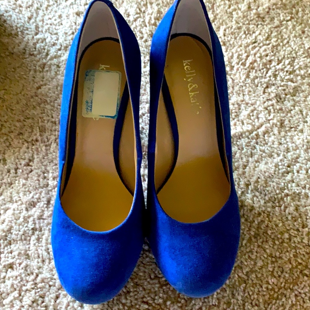 Ink blue heels